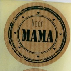 sticker voor mama, sluitzegel voor mama, cadeau sticker moederdag