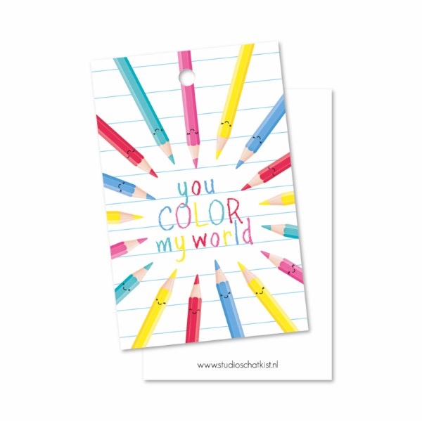 kadolabel you color my world