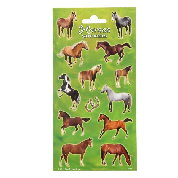 stickervel paarden, paarden traktatie, uitdeelkadootjes paarden thema