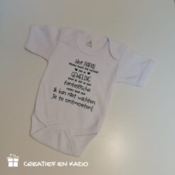 romper hoi papa, romper eigen tekst, romper bedrukt