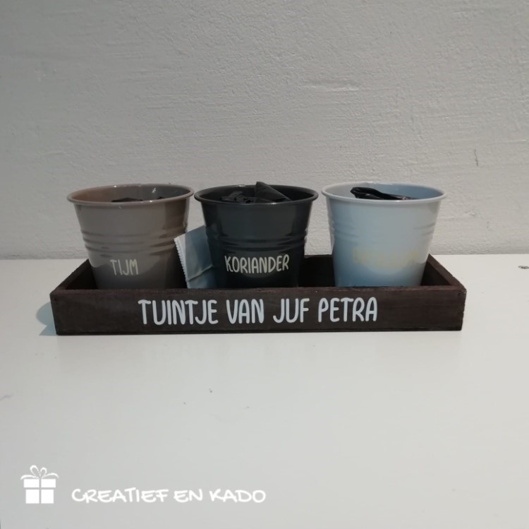 kruidentuintje Moederdag, moederdag cadeau, cadeau mama, cadeau oma keukenkruiden cadeau