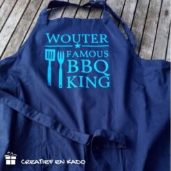 keukenshort papa bbq king, kado papa, Vaderdag, kado voor hem