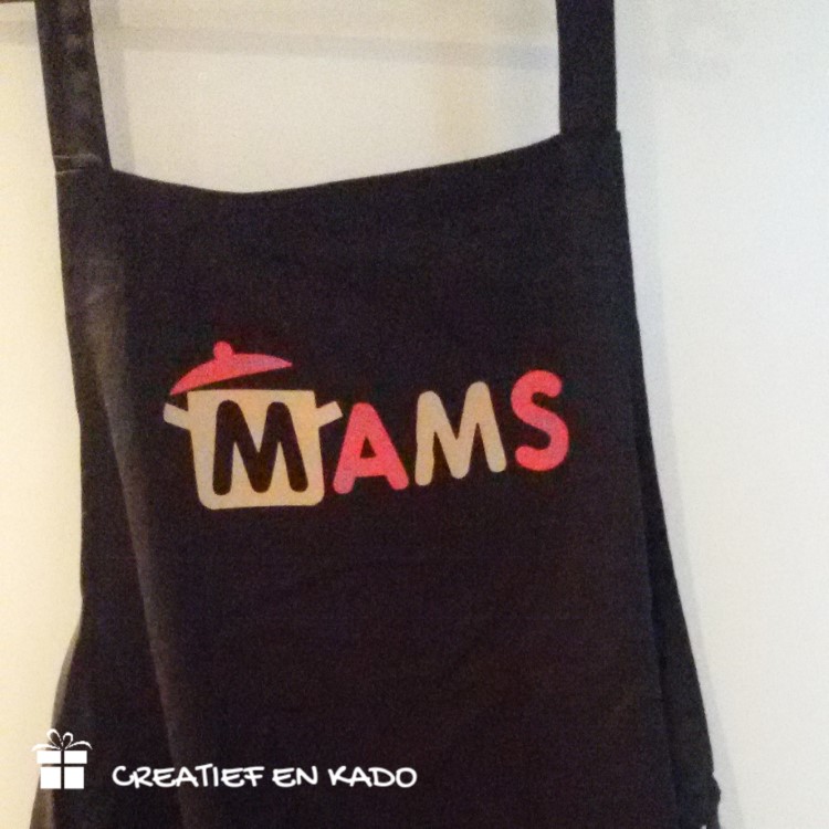 zwart keukenschort Mams Ruurlo