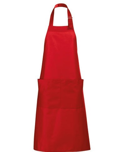 keukenschort rood, keukenschort met eigen tekst