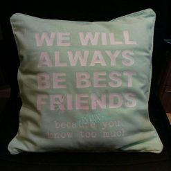 kussenhoes best friends, kussenhoes mint