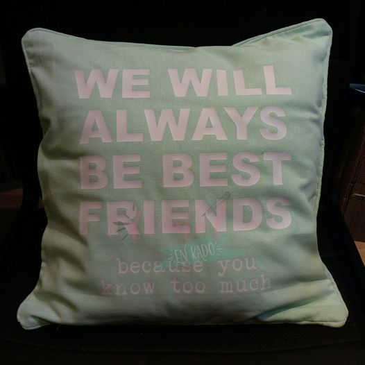 kussenhoes best friends, kussenhoes mint