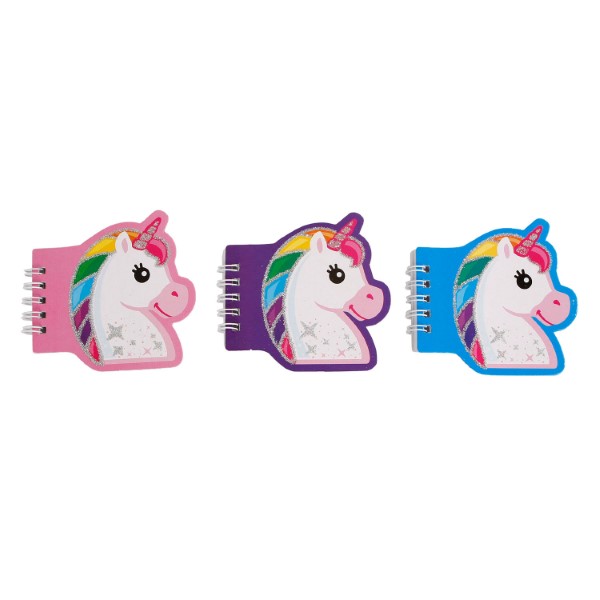 eenhoorn notitieboekje, spiraal notitieboekje, unicorn traktatie, eenhoorn uitdeelkadootjes