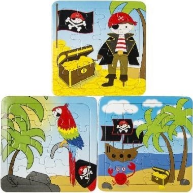piraat puzzel, piraten traktatie, jongens traktatie, piraten uitdeelkadootjes.
