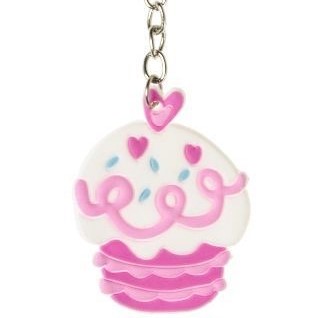 sleutelhanger cupcake, sleutelhanger muffin