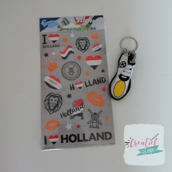 Holland stickervel traktatie, Nederland traktatie, voetbal traktatie, EK traktatie, jongens traktatie