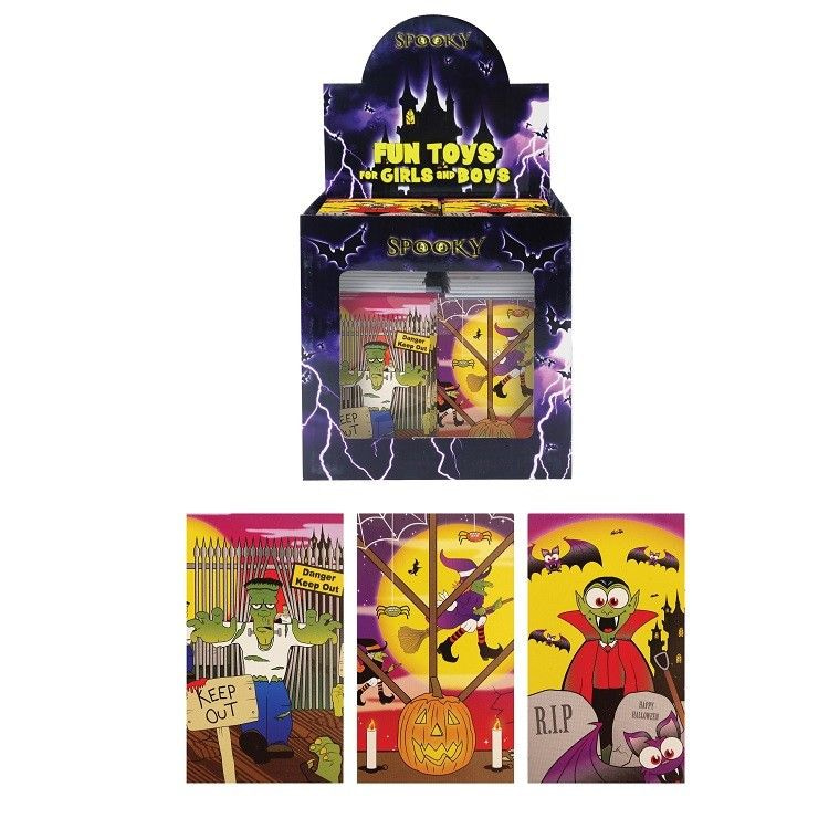 halloween notitieboekje, halloween traktatie, griezel traktatie