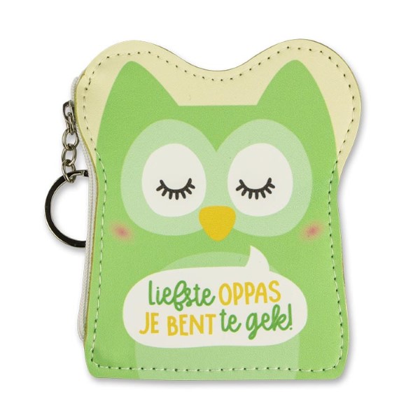 portemonnee oppas, liefste oppas je bent te gek