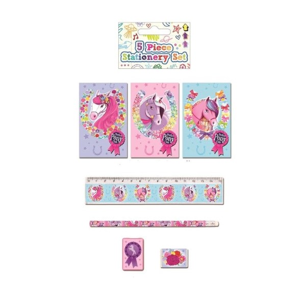 schrijfset eenhoorn, schrijfset pony, buroset eenhoorn, eenhoorn traktatie, meiden traktatie