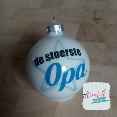 kerstbal stoerste opa