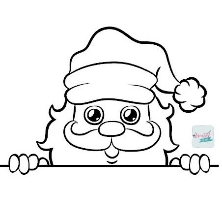 gluur kerstman, peeking santa, gluur kerstman tocht