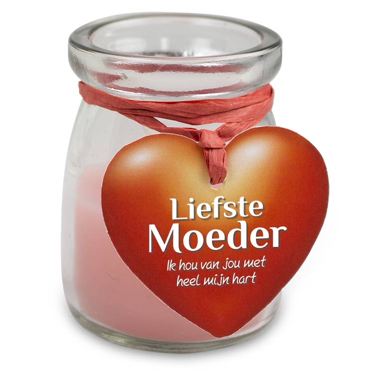 Love light liefste moeder, cadeau mama, cadeau moederdag, kaarsje moeder