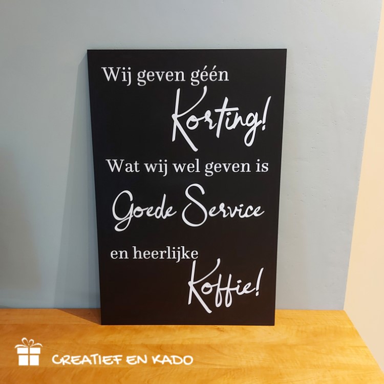 tekstbord eigen tekst, tekstbord jagershuis