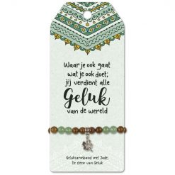 vriendschapsarmband geluk, cadeau geluk, cadeau reizen, cadeau afscheid