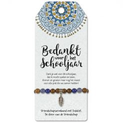 vriendschapsarmband schooljaar, cadeau einde schooljaar, cadeau juf, armband juf