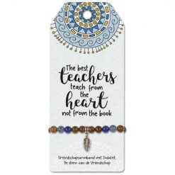 vriendschapsarmband teachers, the best teachers teach from the heart not from the book