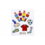 voetbal stickers glitter, voetbal stickertjes, voetbal traktatie