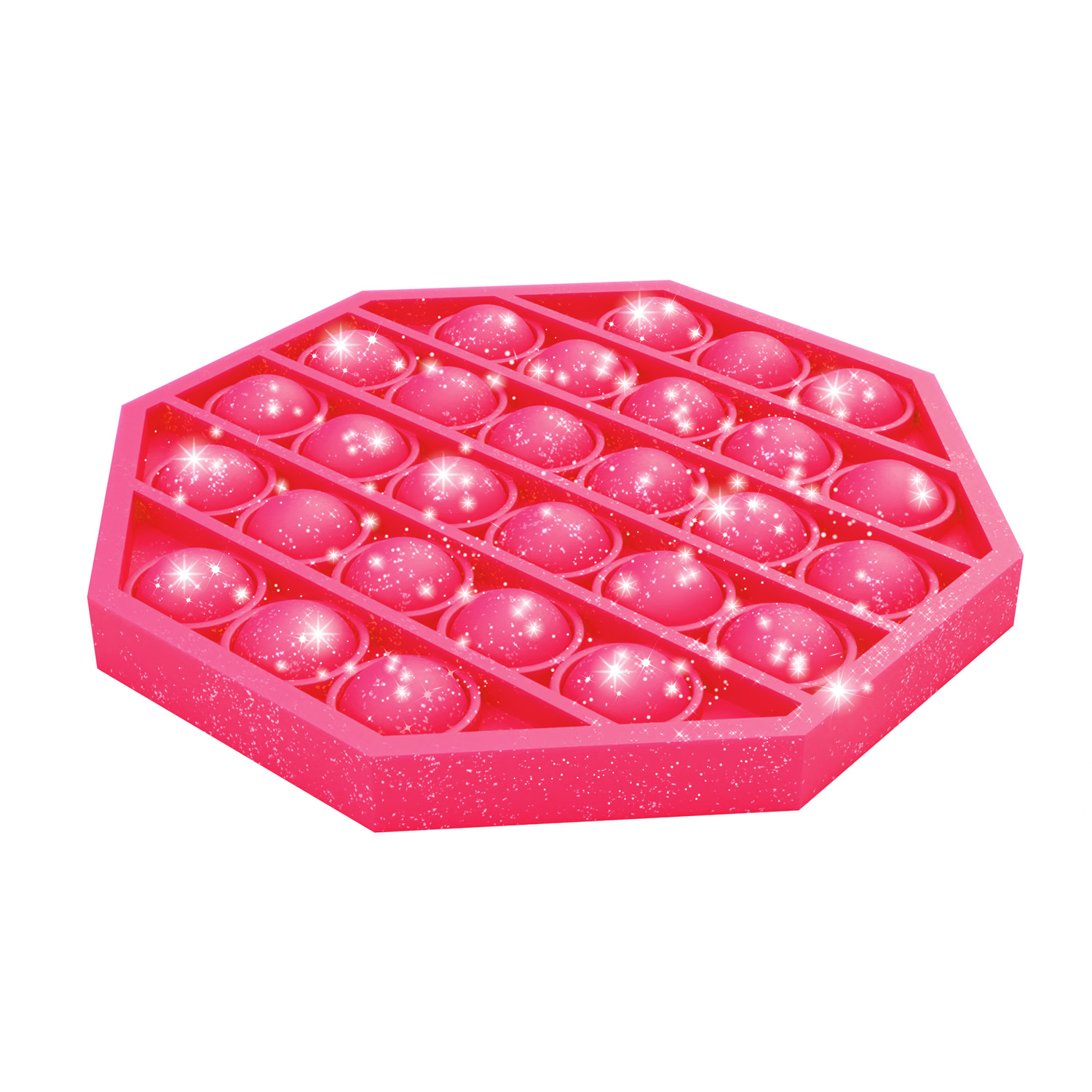 bubble pops roze glitter, pop-it roze, rage 2021