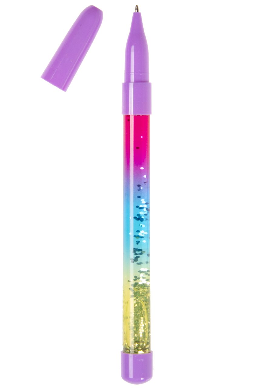 glitter pen, glitter balpen, glitter traktatie