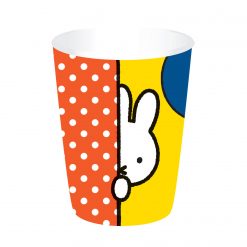nijntje beker, traktatie beker, kartonnen beker