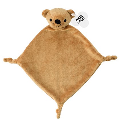 tutdoek beer, knuffeldoekje beer, tutdoek met naam