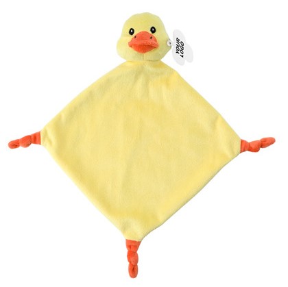 tutdoek eend, knuffeldoek eend, knuffeldoek met naam, kraamcadeau met naam,