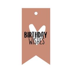 cadeau label birthday wishes, kado label verjaardag, cadeau vaantje birthday