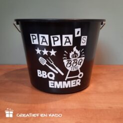 papa's bbq emmer, cadeau papa, cadeau vaderdag, cadeau verjaardag man