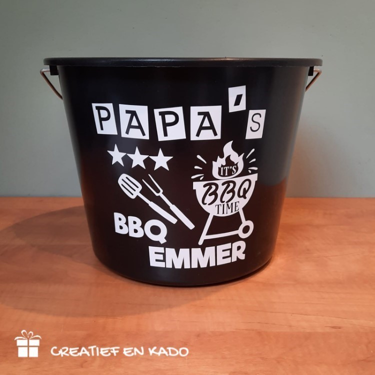 papa's bbq emmer, cadeau papa, cadeau vaderdag, cadeau verjaardag man