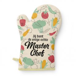 oven handschoen masterchef, cadeau vrouw, cadeau man, cadeau kok