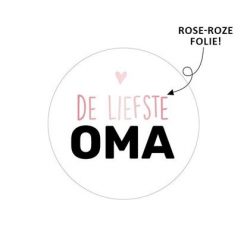 sluitsticker de liefste oma