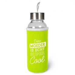 waterfles moeder, cadeau moeder, deze moeder is echt super cool, kado mama