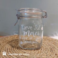weckpot merci juf, weckpot juf, cadeau juf