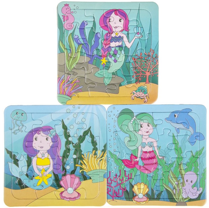 zeemeermin puzzel, zeemeermin traktatie, meiden traktatie