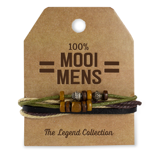 leren armband mooi mens, cadeau man, cadeau vaderdag, stoer cadeau