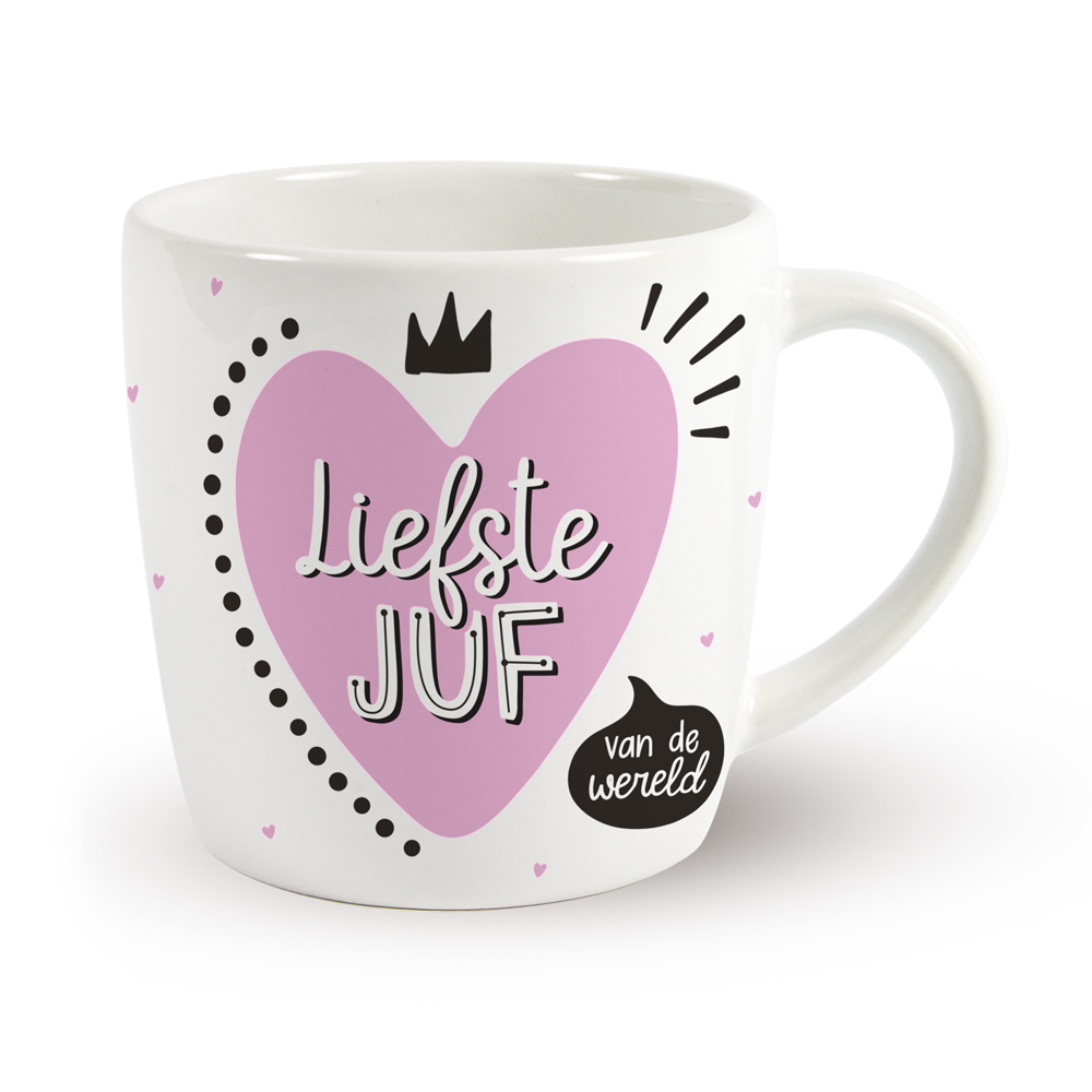 mok einde schooljaar, mok liefste juf, cadeau juf