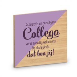 onderzetter collega, cadeau collega, cadeau werk