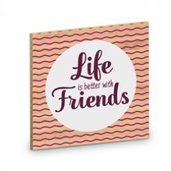 onderzetter friends, cadeau vrienden