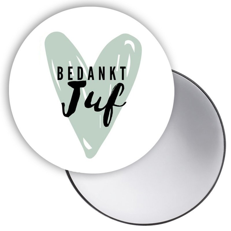 spiegeltje bedankt juf groen