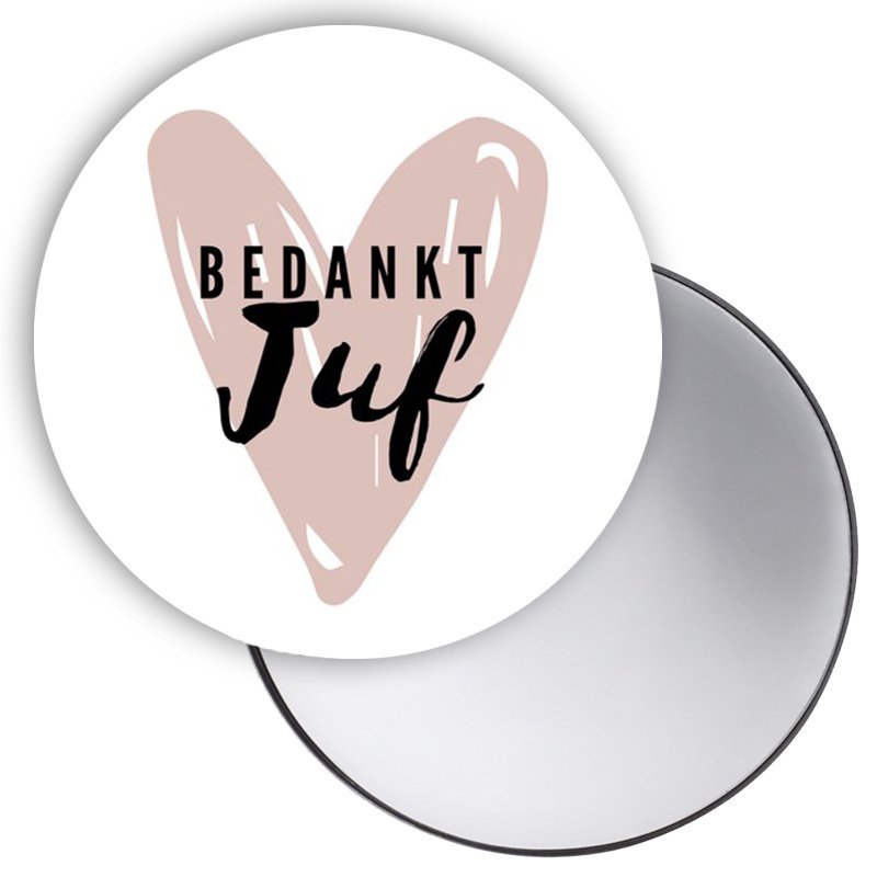 spiegeltje bedankt juf roze