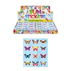 funstickers vlinders, vlinder traktatie
