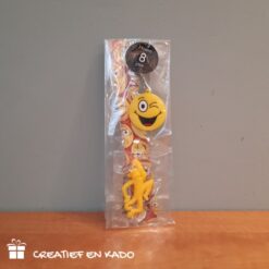 smiley aap traktatie, traktatie jongens, traktatie meisjes, emoji traktatie, grappige traktatie