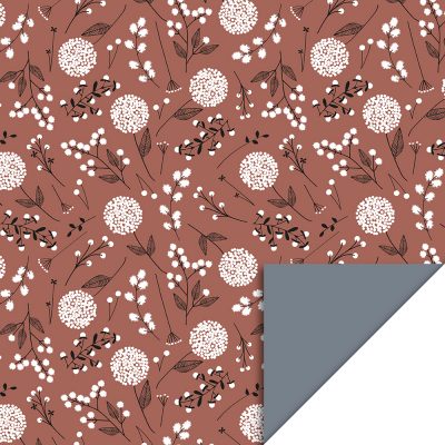 inpakpapier flowers big warm red, cadeau papier, kado papier, cadeautje inpakken, cadeau papier bloemen