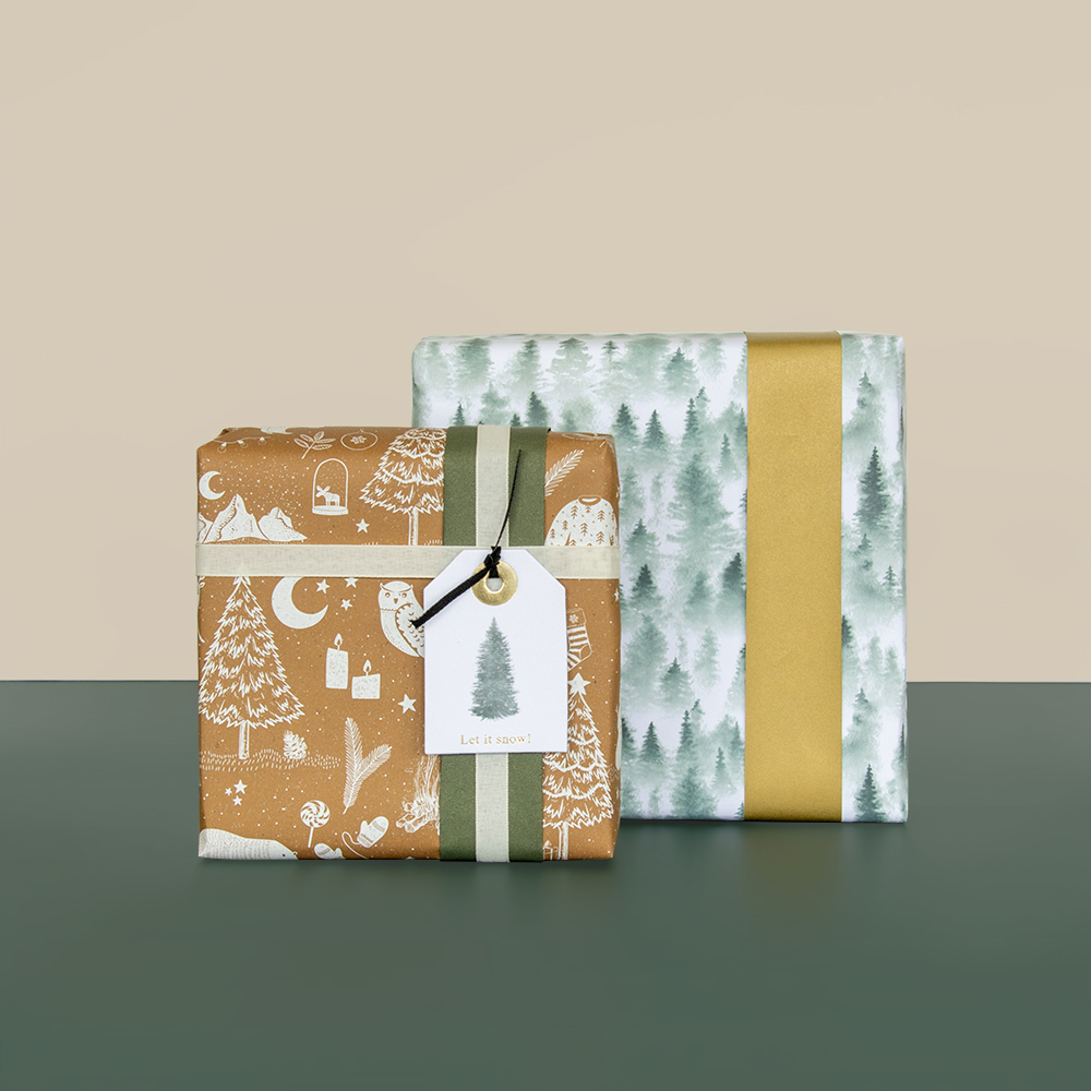 voorbeelden kerst cadeau papier