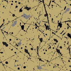 cadeau papier splash black, inpakpapier kraft, kadopapier neutraal