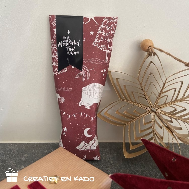 inpakpapier x-mas vintage, kadopapier kerstmis, inpakken, inpakinspiratie